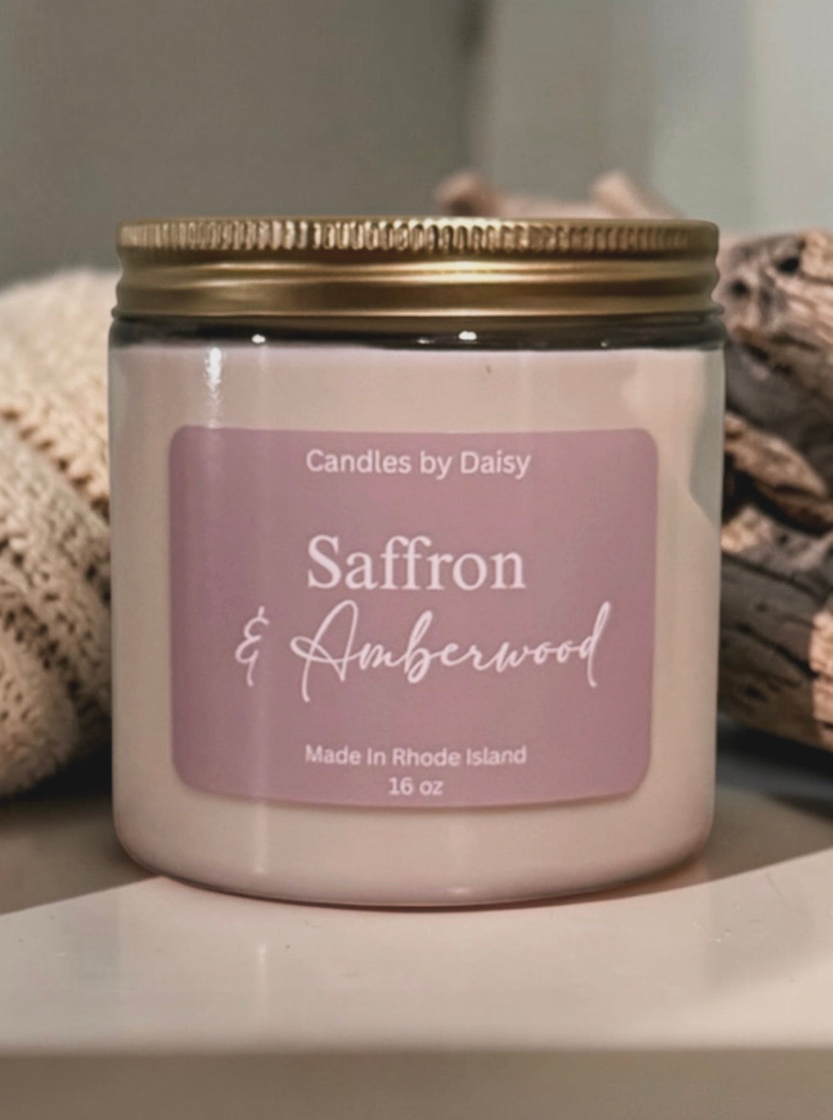 Saffron & Amberwood 16oz